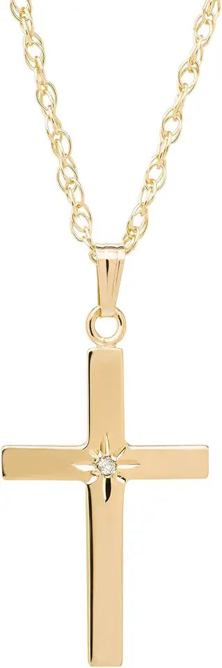 Gold-Filled Cross Necklace