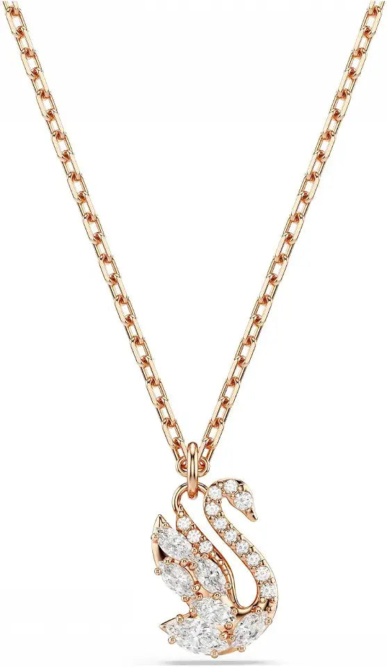 Gold-Tone Swan Pendant