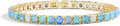 14K Gold-Filled Opal Tennis Bracelet