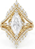 Sterling Silver Moissanite Jewelry Piece