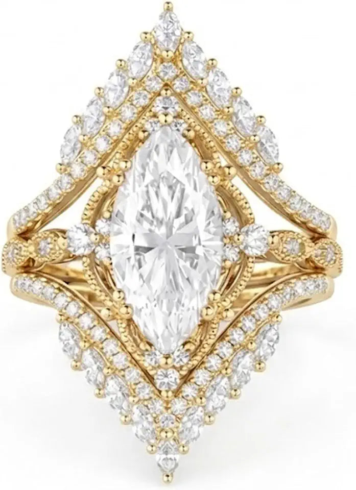 Sterling Silver Moissanite Jewelry Piece