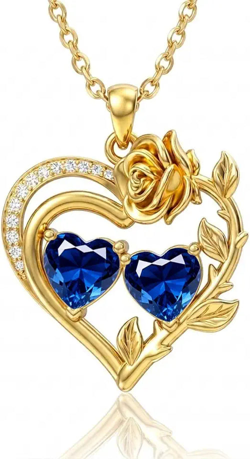 14K Gold-Plated Birthstone Necklace