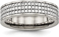 Titanium Cubic Zirconia Ring