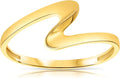 Gold-Tone Layered Ring