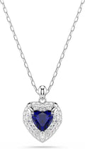 Rhodium-Plated Heart Pendant