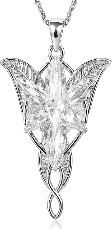 Sterling Silver Cubic Zirconia Necklace, 97 Inches