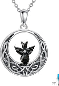 Sterling Silver Memorial Necklace, 2 inch