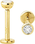 Gold-Tone Stud Body Jewelry, 2.5mm