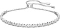 Round Crystal Tennis Bracelet