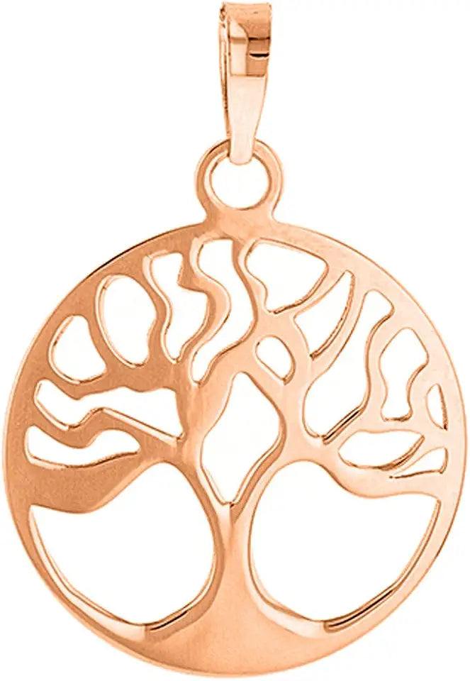 Gold-Tone Round Pendant