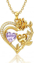 14K Gold-Plated Birthstone Necklace