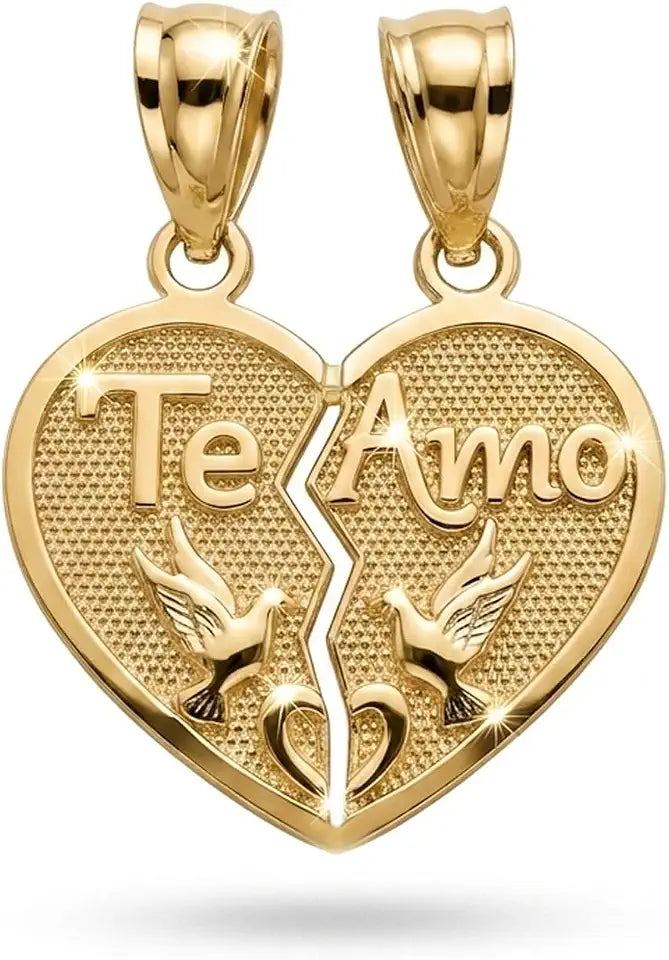 Gold-Tone Heart Pendant