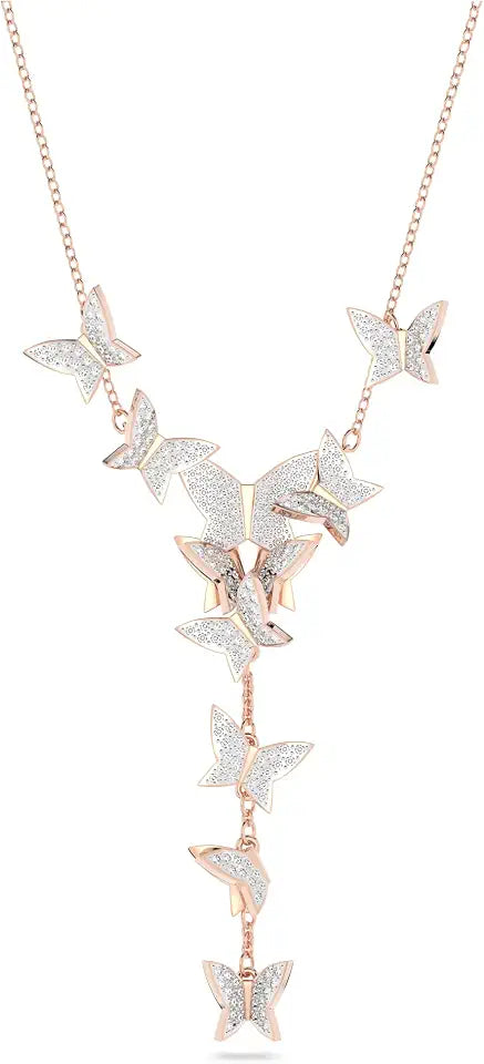 Gold-Tone Butterfly Necklace