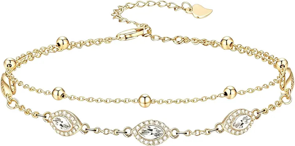 18K Gold-Plated Birthstone Bracelet