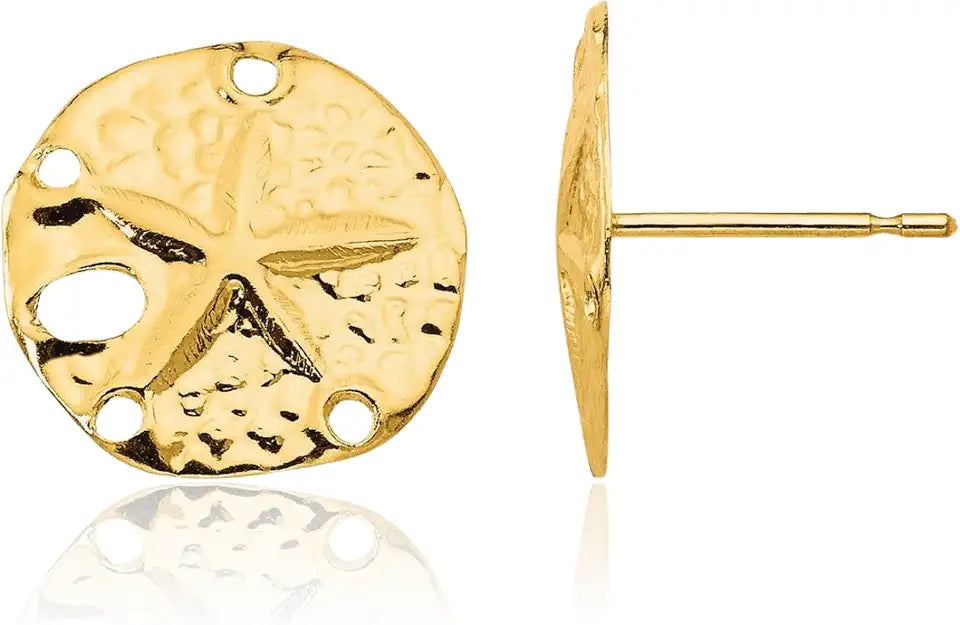 Gold-Tone Stud Earrings, 12mm