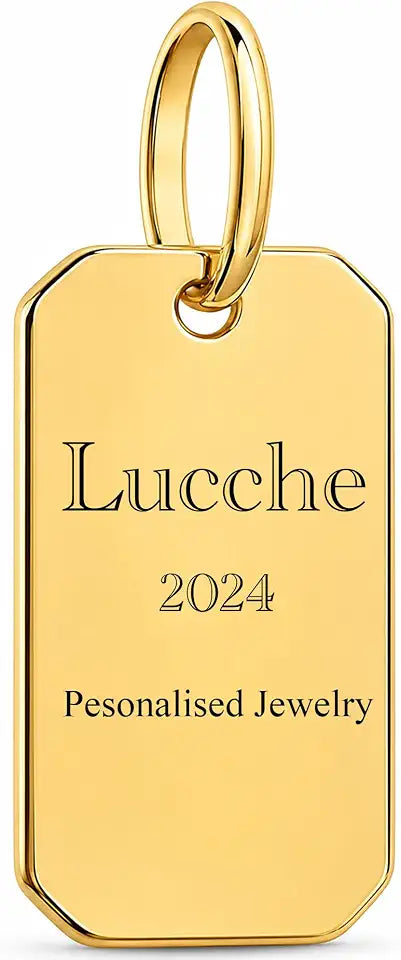 Gold-Tone Initial Pendant