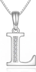 Sterling Silver Initial Necklace