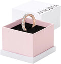 Cubic Zirconia Layered Ring