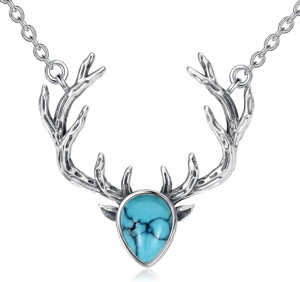 Sterling Silver Turquoise Necklace