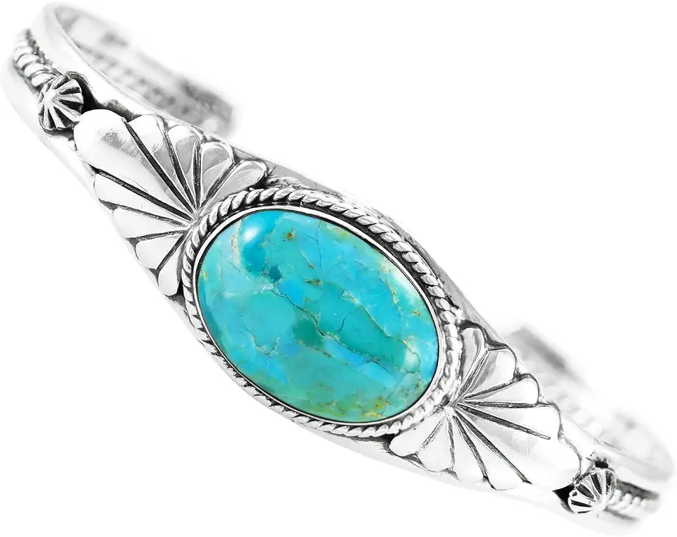 Sterling Silver Turquoise Bracelet