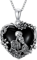 Sterling Silver Onyx Necklace
