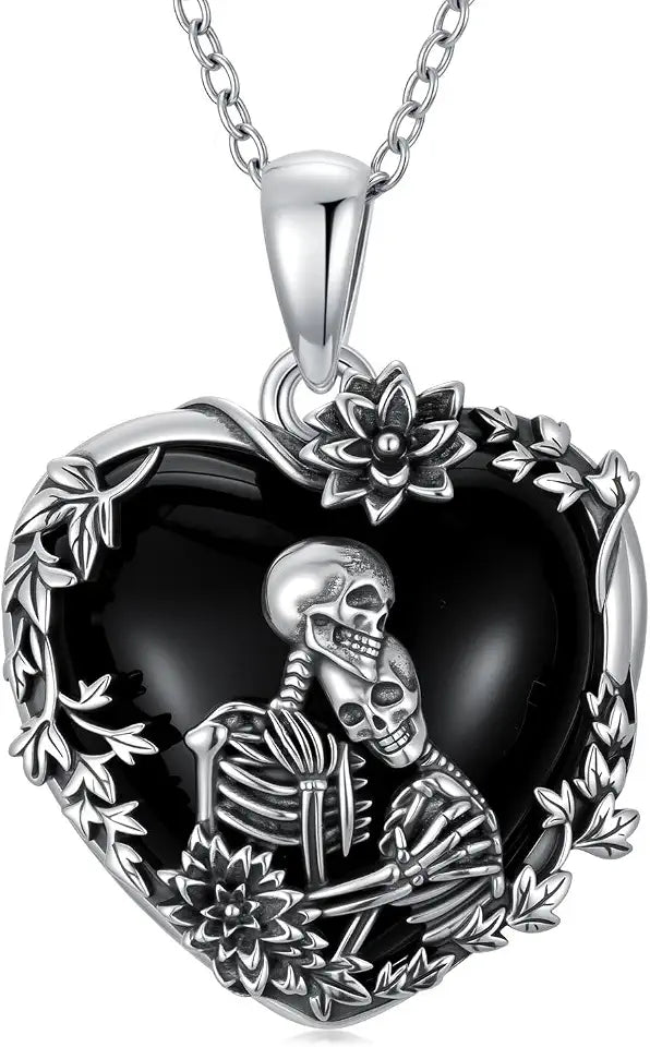 Sterling Silver Onyx Necklace