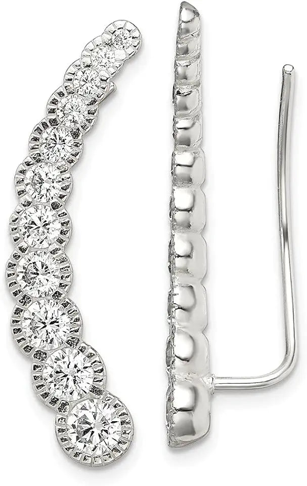 Sterling Silver Cubic Zirconia Earrings