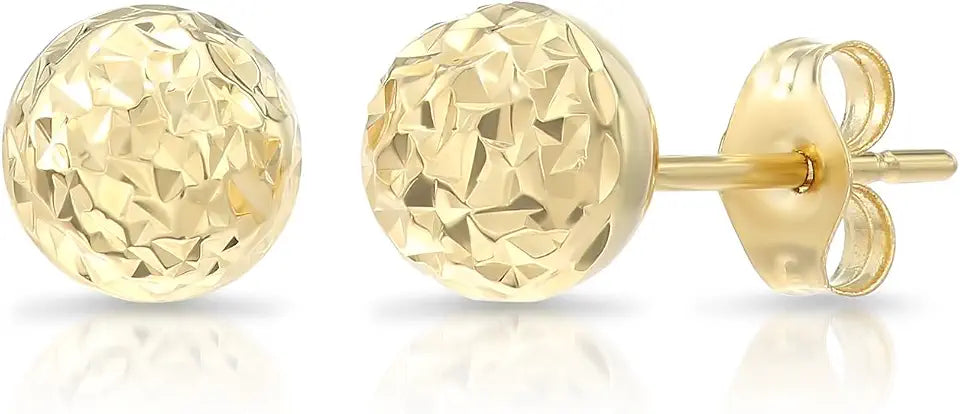Gold-Tone Stud Earrings