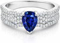 Pear-Cut Moissanite Ring