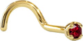 Gold-Tone Stud Body Jewelry, 1.5mm