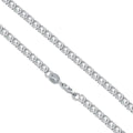 Sterling Silver Cubic Zirconia Tennis Necklace