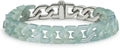 Stainless Steel Jade Cuban Link Bracelet