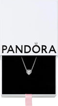 Sterling Silver Cubic Zirconia Heart Necklace