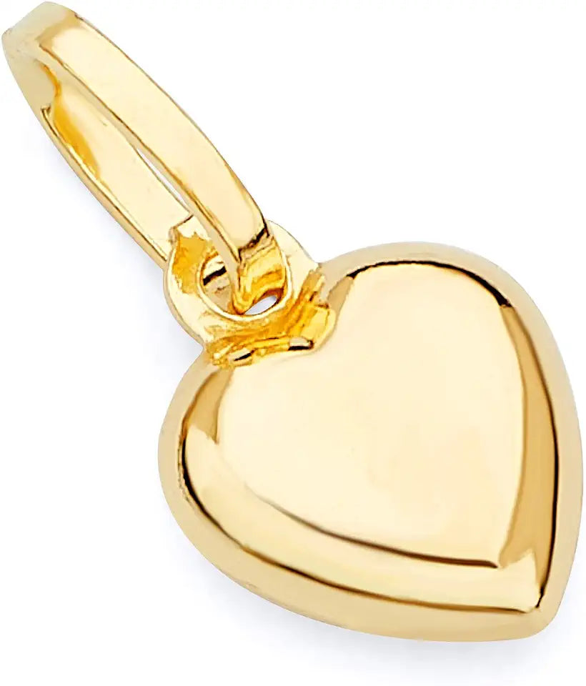 Gold-Tone Heart Pendant
