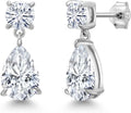 Teardrop Birthstone Drop Earrings