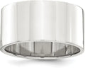Sterling Silver Wedding Band, 10mm