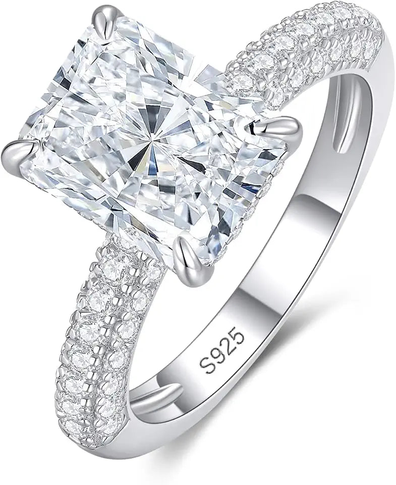 Moissanite Engagement Ring