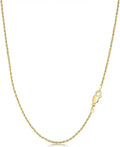 Gold-Tone Rope Necklace, 1.5mm