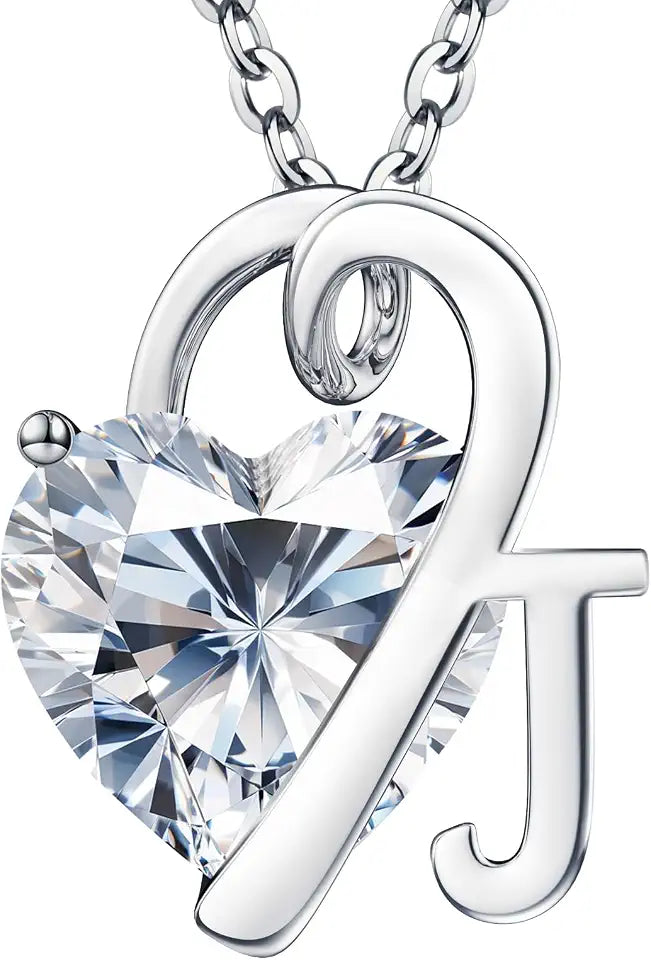 Moissanite Heart Necklace