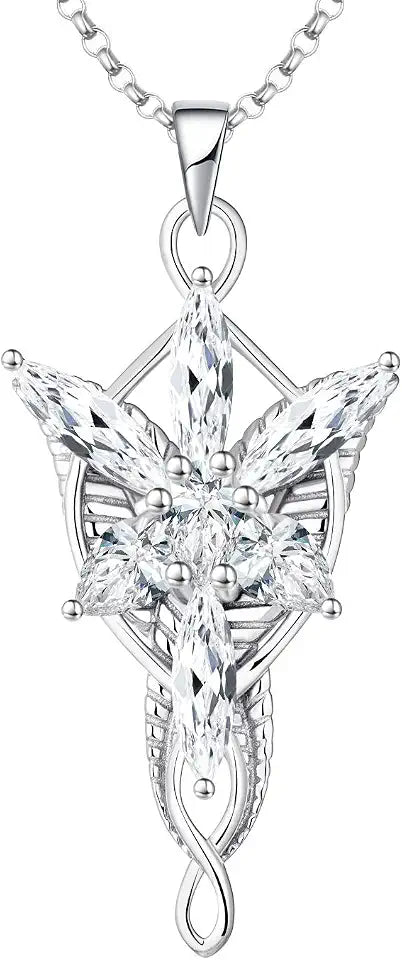 Sterling Silver Cubic Zirconia Necklace