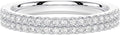 Moissanite Wedding Band