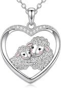 Sterling Silver Lab-Grown Diamond Necklace