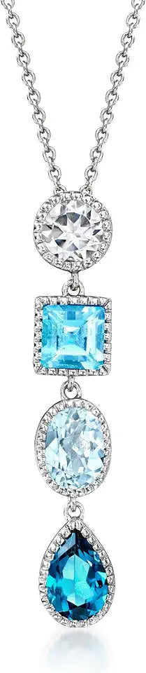Sterling Silver Topaz Necklace
