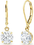 Gold-Tone Cubic Zirconia Drop Earrings