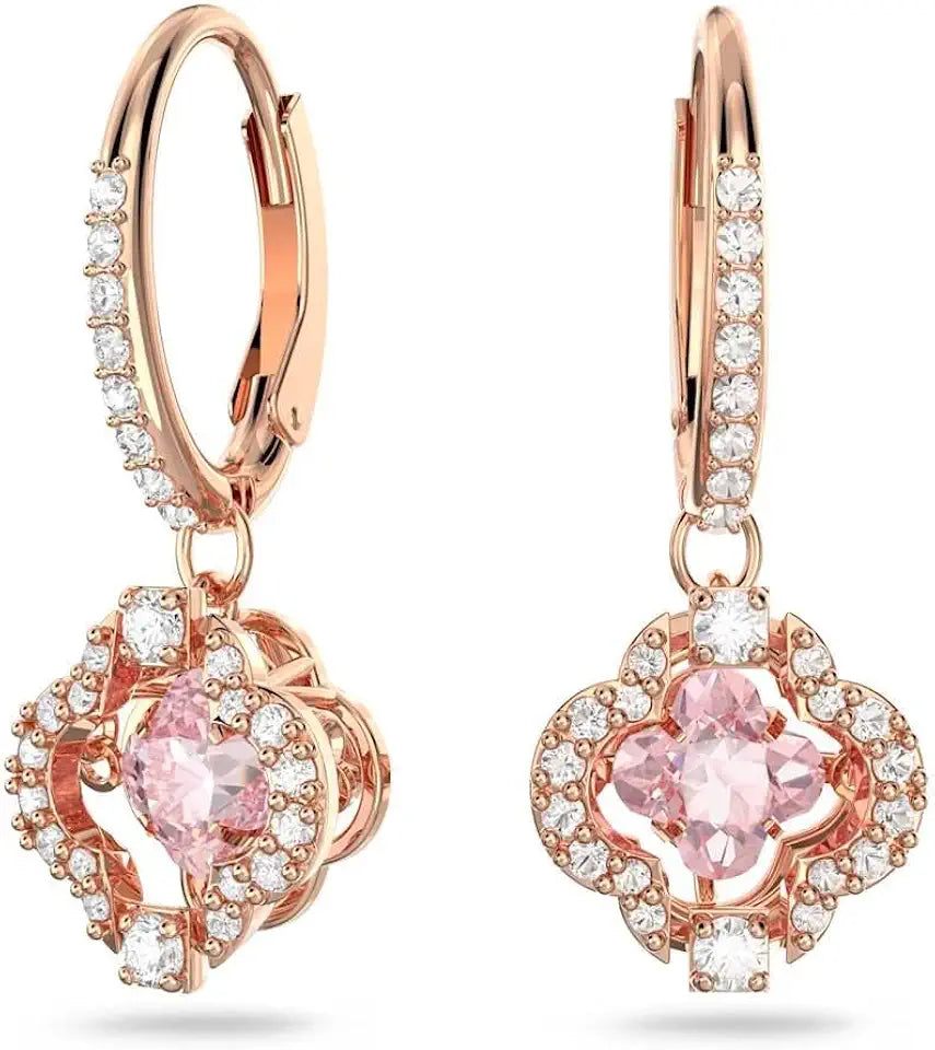Gold-Tone Crystal Earrings