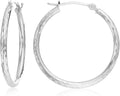Gold-Tone Round Hoop Earrings