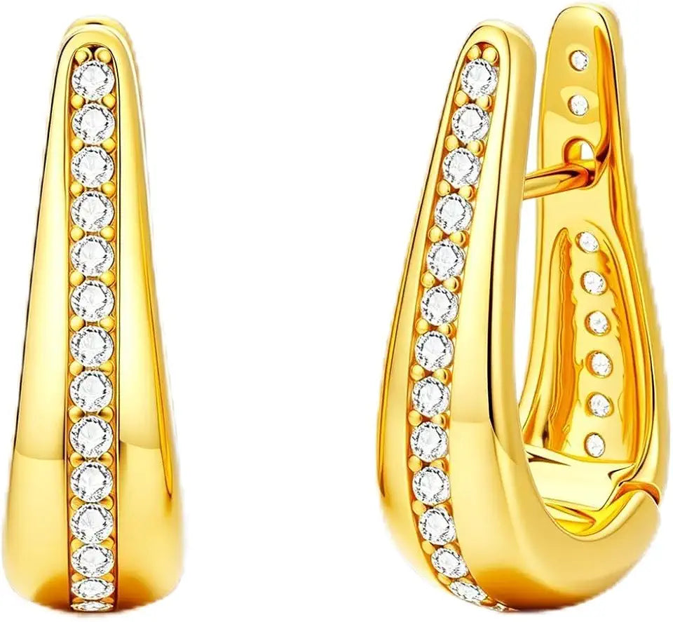 Gold-Tone Hoop Earrings, 30mm