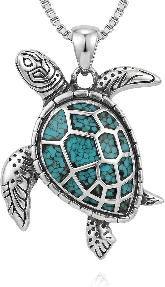 Sterling Silver Turquoise Necklace