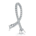 Sterling Silver Moissanite Tennis Bracelet, 5mm