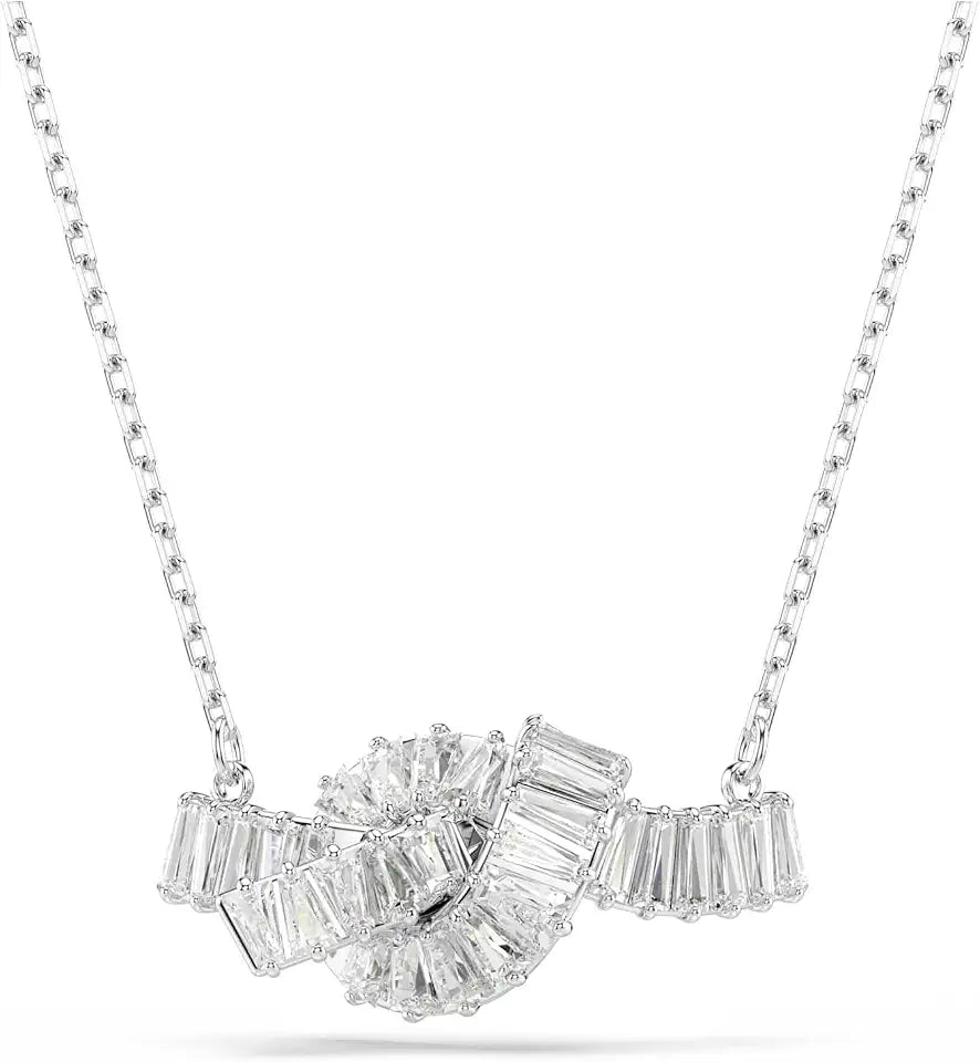 Rhodium-Plated Pendant